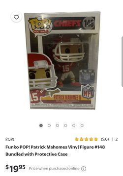 $20 Funko Pop Patrick Mahomes II #148 Chiefs $20