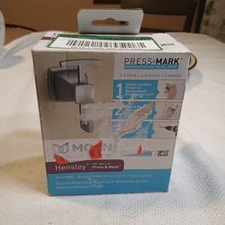 MOEN Hensley Double Robe Hook with Press and Mark in Chrome MY3503BN