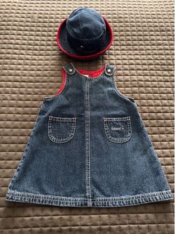 Toddler denim overalls