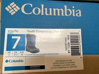 Columbia youth snow boots