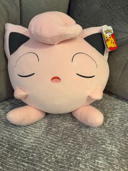 Jigglypuff sleeping plush