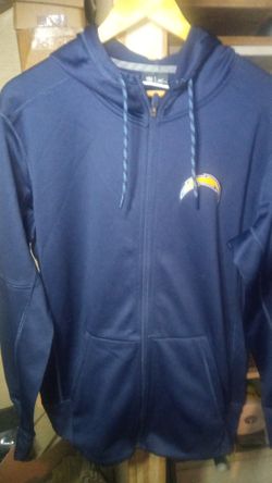 San Diego Chargers Nike Zip Up Hoodie Jacket