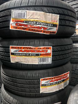 195/65/15 Arroyo all SEASON 4 new tires installed ✅ INSTALDAS ✅🔥