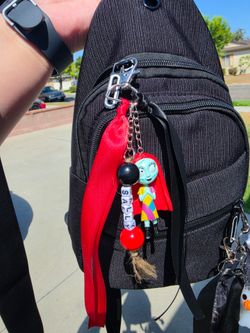 Nightmare Before Christmas Sally Keychain, jack skellington, zero, oogie boogie