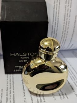 Halston Man Amber Discontinued Cologne 3.4oz