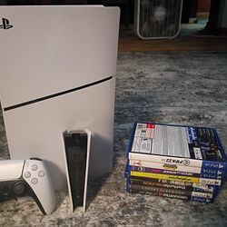 PS5. Disc Version   7 Games.    Controller.    Charging  Dock. 