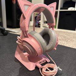 Pink Razer Kitty Head Set