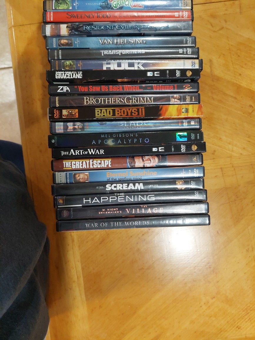26 DVD's lot