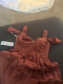 Formal Dress Color TERRACOTTA