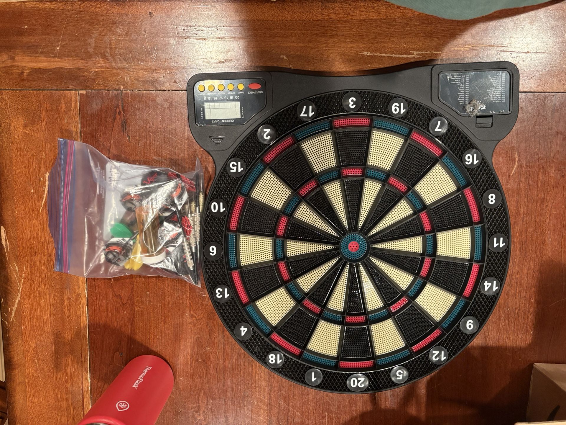 Electronic Dart Board And Darts
