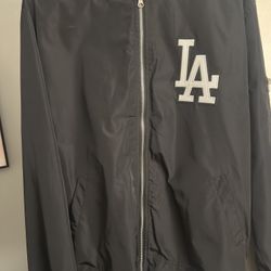Dodgers Black Jacket Size L
