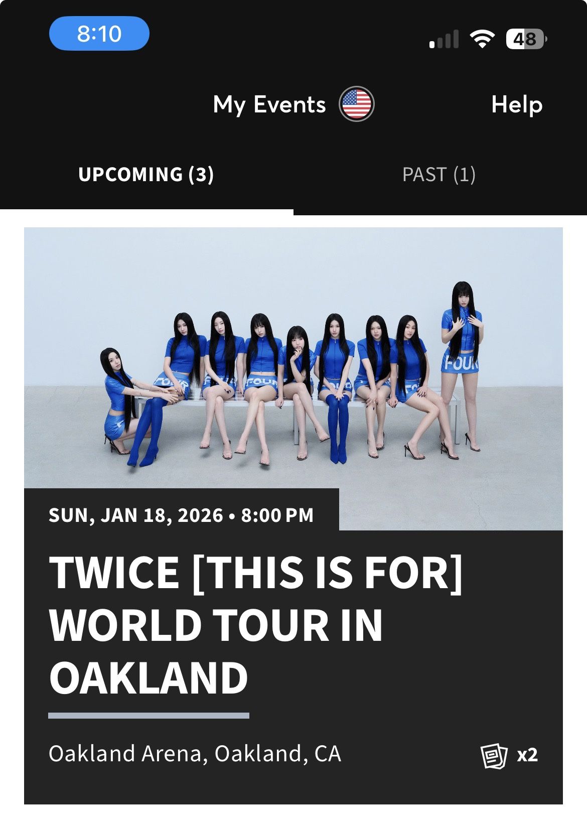TWICE - OAKLAND 01/18
