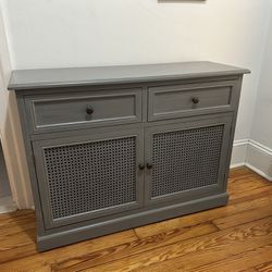 Gray Table For Anything Side Table Consul Storage Entryway  