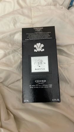 Almost full bottle of creed aventus