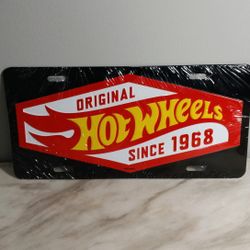 Hot Wheels Metal License Plate (Brand New)