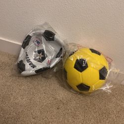 Soccor Ball Set , Waterproof, One Inflatable, One Foam