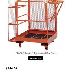 Forklift Safety Cage 