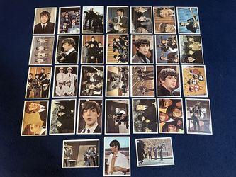 Vintage 1964 Topps Beatles Color Trading Cards…Partial 31 Cards Out of 64 Cards 