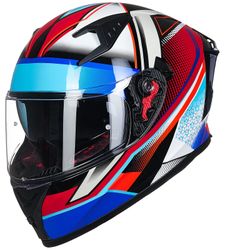New Dot Dual Visor Motorcycle Helmet $150
