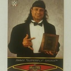 2015 Topps WWE Jimmy Superfly Snuka #5 Card Wrestling HOF Hall Of Fame Collectible Sports Entertainment Sport Wrestler