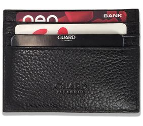 Wallet RFID Blocking Genuine Leather Men's & Women's Slim Card Case