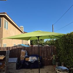 6.5" FT Square Market Umbrella Patio Color: Green Base Not Included 