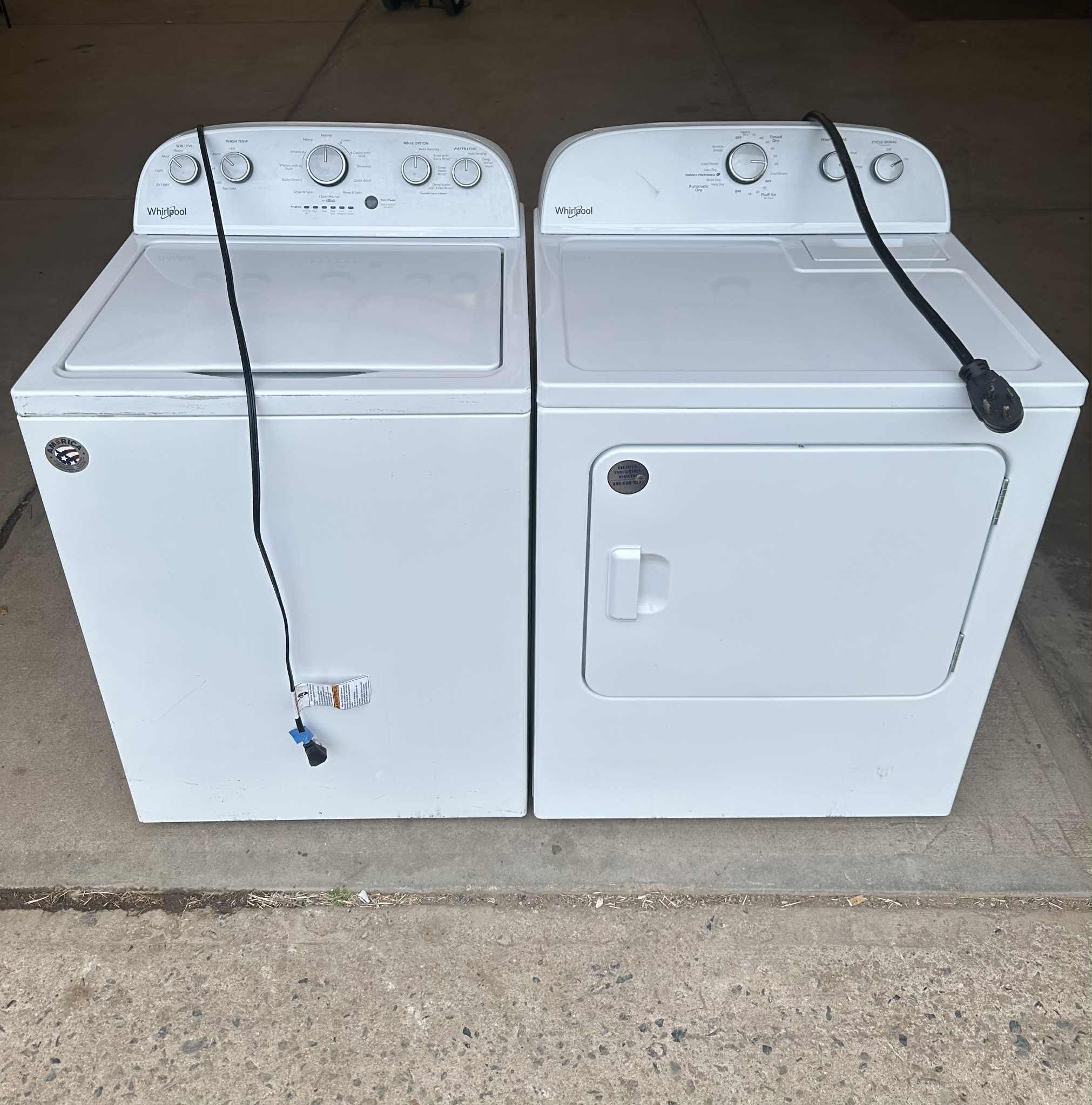 Whirlpool Washer And Electric Dryer 