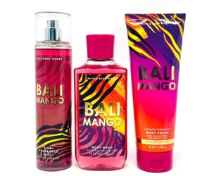Bath & Body Works Bali Mango Set Of 3