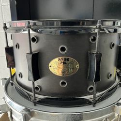 Snare Drum Pork Pie Vented 7x13” Custom Made USA 