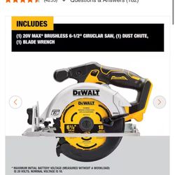 Dewalt Saw No Battery 