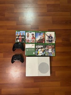 Xbox One S Bundle with 2 Controllers and 7 Games