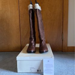 Coach Teresa Nbk/Shearling Knee High Boots