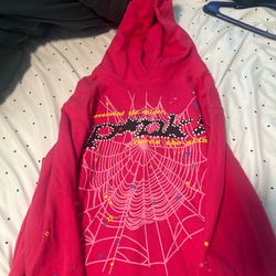 pink spider hoodie