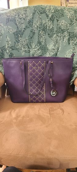 Purple Michael Kors purse