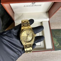 Audemars Piguet Royal Oak yellow gold watch
