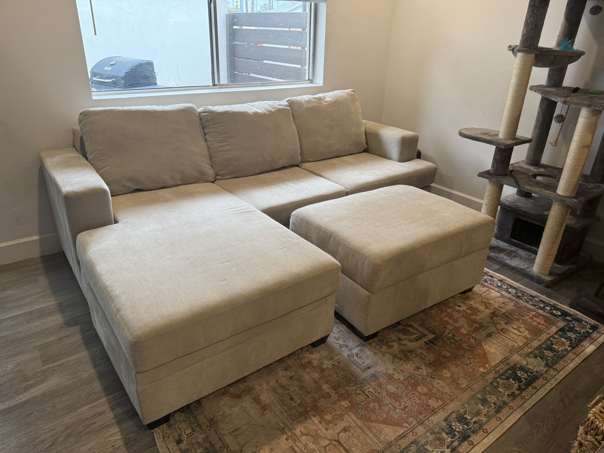 Living Spaces Small Sectional 