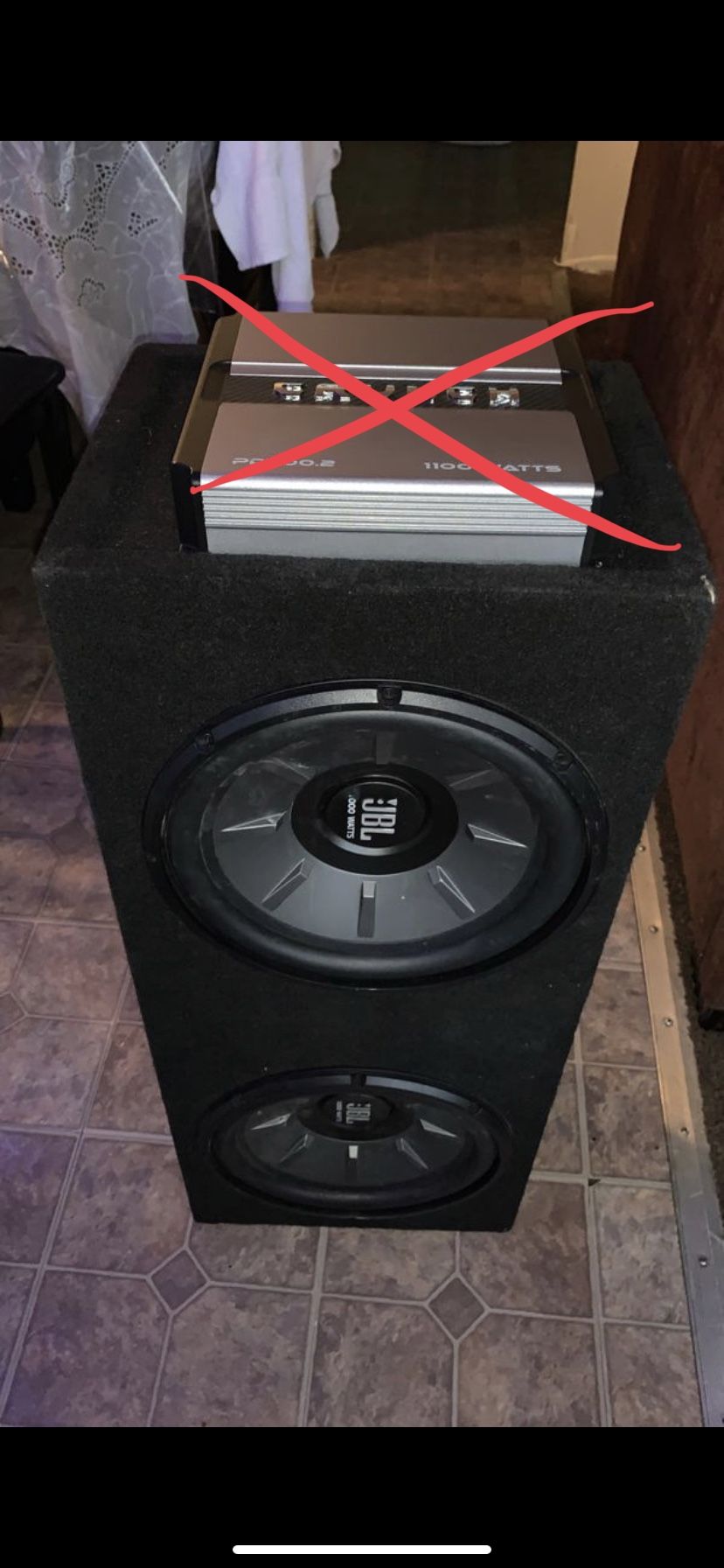 JBL SUBWOOFERS IN BOX