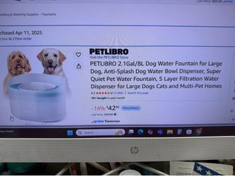 PETLIBRO Dog Water Fountain 2.1 Gallon