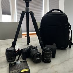 Canon R8 w/ Canon Lenses and Flash