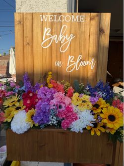 Baby in bloom welcome