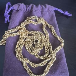 Flat Marina-Link Chain Necklace - 22 Inch