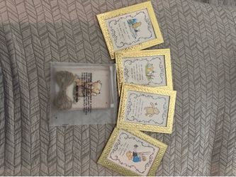 Baby shower banner and frames