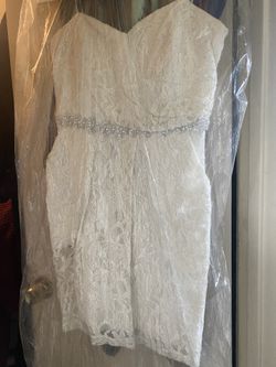 White Dress With Pockets