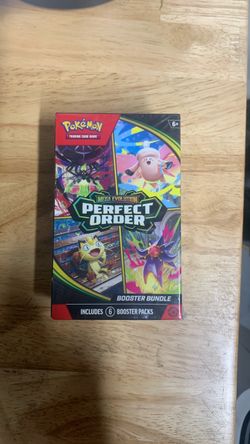 Pokemon Booster Bundle Perfect Order still in plastic wrap
