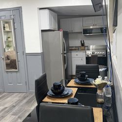 Black Glass Dining Table And 3 Chairs 