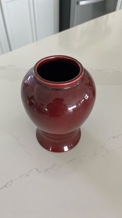 Royal Haeger Vintage USA Red Ceramic Pottery Piece