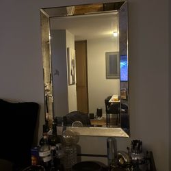 Mercury Glass Wall Mirror