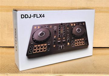 Pioneer DJ DDJ FLX4 Rekordbox Serato Controller Labtop Cellphone Tablet 2 Channel Mixer DDJ-FLX4 🚨 Payment Options Available 🚨 No Credit Needed 🚨