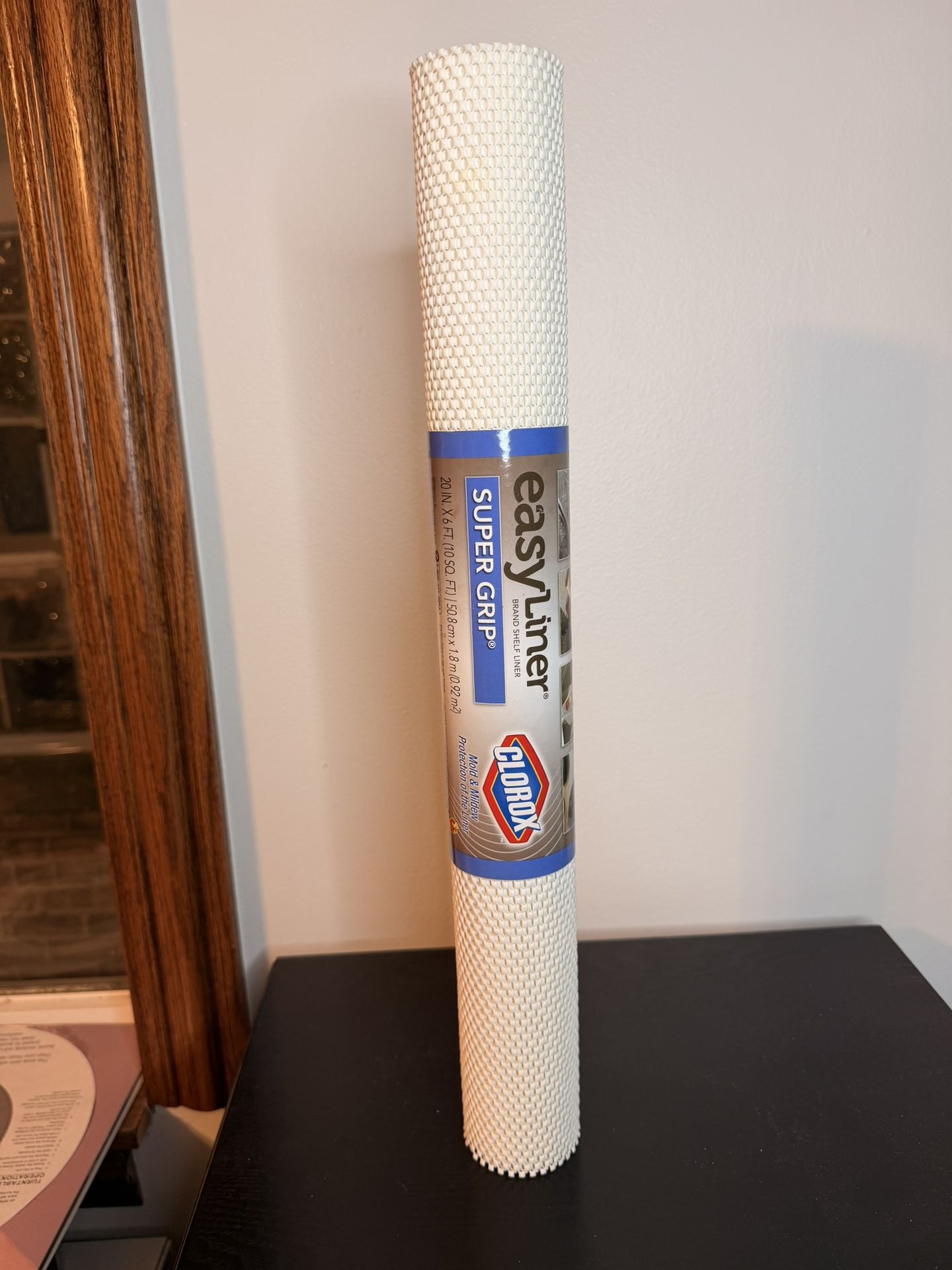 Duck Easy Liner 6 ft. x 20" White Non-Adhesive Shelf Liner