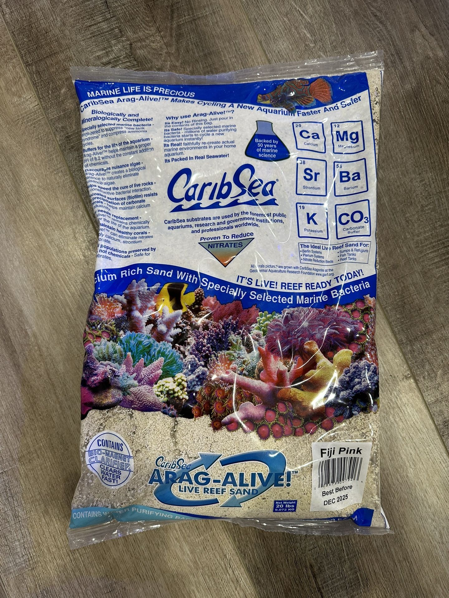 CaribSea Fiji Pink Sand 20lbs Bag